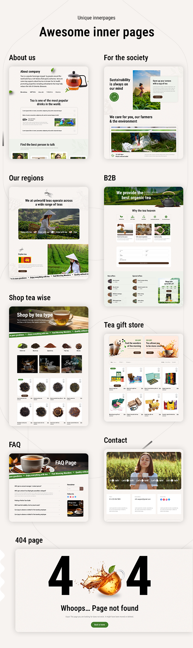 Teaco -  Tea Company & Organic Store WordPress Theme