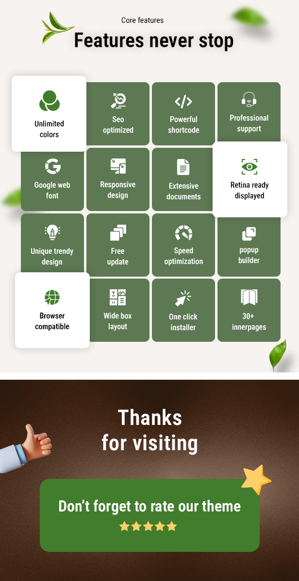Teaco -  Tea Company & Organic Store WordPress Theme